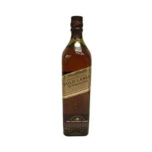 Johnnie Walker Gold 18Yr Scotch Whisky 750ml