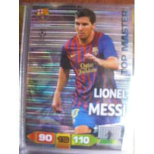 Lionel Messi Top Master Rare Card Panini Adrenalyn Champions League 