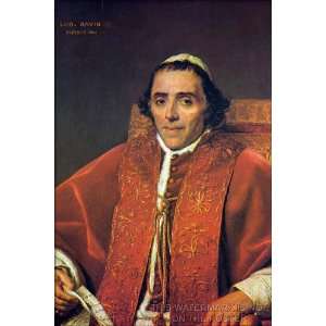  Pope Pius VII, by Jacques Louis David   24x36 Poster 