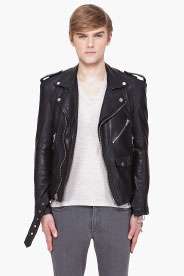 BLK DNM Thick Black Leather Jacket