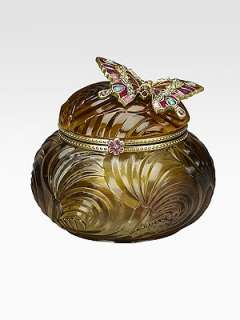 Jay Strongwater   Crystal Butterfly Box    