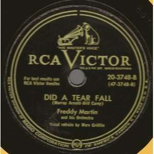   / Did A Tear Fall (10 78rpm): Freddy Martin, Merv Griffin: Music