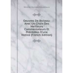   es Dune Notice (French Edition) Nicolas Boileau DesprÃ©aux Books