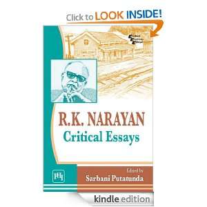 Narayan Critical Essays Sarbani Putatuda  Kindle 