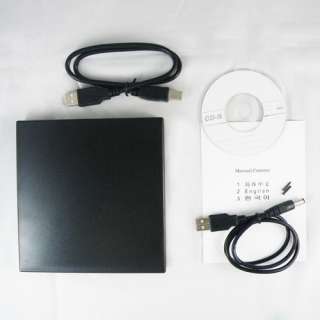 USB External Slim Case Laptop Notebook CD/DVD Rom/DVD W  