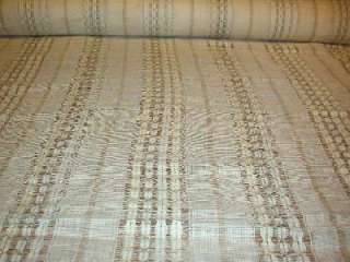 LINEN OPEN WEAVE CHAINETTE DRAPERY FABRIC textured  