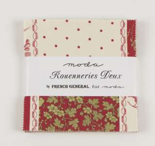 Moda FABRIC Charm Pack ~ ROUENNERIES DEUX ~ French General 42   5 