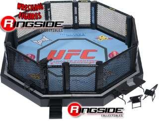 UFC REAL SCALE OCTAGON JAKKS RING PLAYSET MMA FIGURE  
