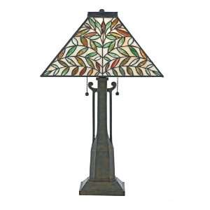   Quoizel Vine Leaves 26 1/2 Inch Tiffany Table Lamp