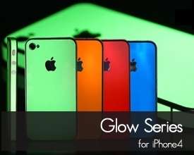   Full Body Wrap Skin for iPhone 4/4S   GREEN Glow In Dark  