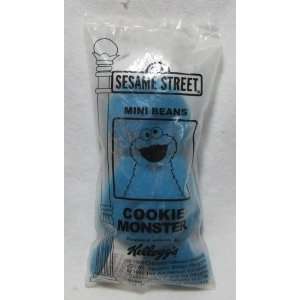  Sesame Street Kelloggs 1999 Mini Bean Bag Cookie Monster Plush Toy 
