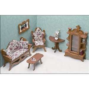  Greenleaf Dollhouses 7203 Living Room Furniture Kit: Toys 