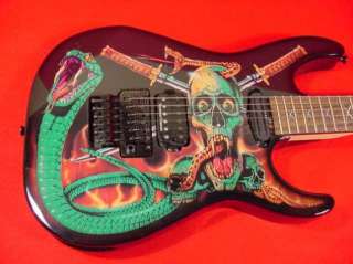   Skull & Snake Japan Signature Series Electric Guitar w/ Case  