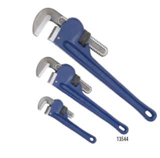 JH WILLIAMS 3 PIECE CAST IRON PIPE WRENCH SET    #13544  