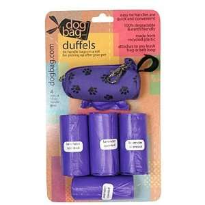  Doggie Walk Bags Duffel 4 Rolls   Purple   Lavender Pet 