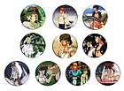  もののけ姫 anime pin button BADGE/ MAGNET SET ( 10 badges