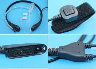 Throat Vibration Mic Headset Motorola PRO5150/PRO5350  