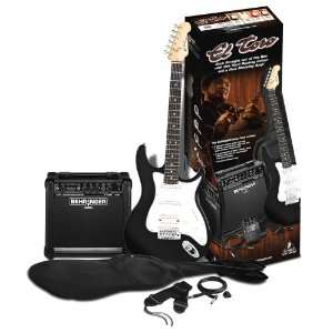  Behringer Electric Guitar Pack with Modeling Amp, Black 
