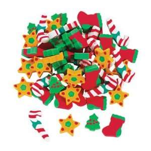  Holiday Erasers   Basic School Supplies & Erasers & Pencil 