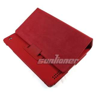 RE Leather Case Cover for Apple iPad 2+Screen Protector  