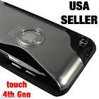 Premium Black Clear Case Cover for iPod Touch 4 4th Gen