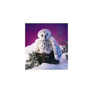    Plush Snowy Owl Full Body Puppet By Folkmanis Puppets Toys & Games