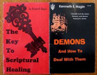 KENNETH E. HAGIN Booklets Demons, Key To Scriptural Healing, How 