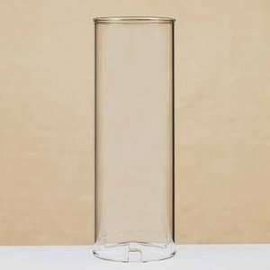   Straight Cylinder Hurricane Glass Pillar Candle Holder