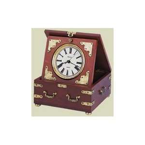  Bulova Edinbridge Walnut Table Clock   B7450