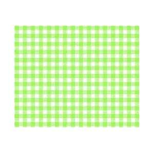 SheetWorld Fitted Pack N Play (Graco) Sheet   Primary Green Gingham 
