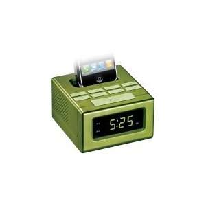  RCA Green Dual Alarm Clock FM Radio With iPod /iPhone Dock 