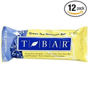 Green Tea Nutrition Bar Natural Rice 1.23 Ounce Bar (Pack of 12 
