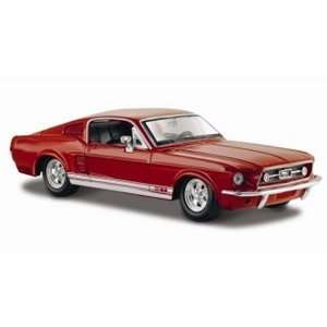    1967 Ford Mustang GTA Fastback 1/18 Scale Red Toys & Games