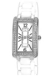 AK Anne Klein Crystal Accent Ceramic Bracelet Watch $125.00