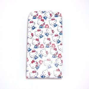 com hello kitty white flip leather case for iphone 4 4G Cell Phones 