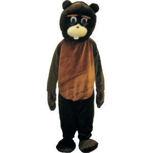 Lets Party By Dress Up America Adult Beaver Mascot Costume Set / Brown 