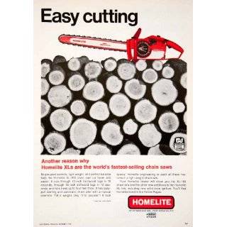 1968 Ad Homelite Port Chester New York Chain Saw Oregon Chain Lumber 