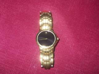Authentic Movado Men Watch 14k Gold Plated   Very Nice  