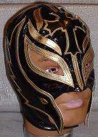 WWE REY MYSTERIO Kids( Black & Gold) LEATHER Mask  