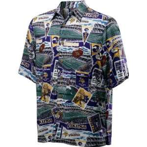  Minnesota Vikings Reyn Spooner Hawaiian Shirt: Sports 