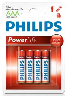 48 Brand New Philips AAA Alkaline Batteries Free Ship  