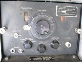 Signal Corp US Army Radio Frequency Meter TS 175/U WW2 Dated 1945 