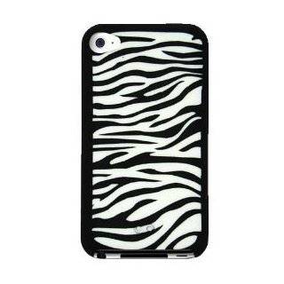   Zebra Print Silicone Skin Case cover by APPLE IPOD TOUCH 4 4TH