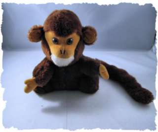 Vintage 1973 R. Dakin & Co. Monkey Stuffed Plush Doll  