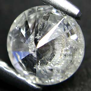   Natural Untreated White Diamond Round Loose Gemstone 