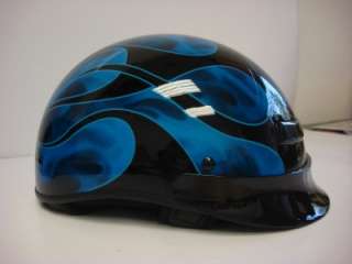 Motorcycle Biker Half Helmet Sportster Chopper FatBoy~L  