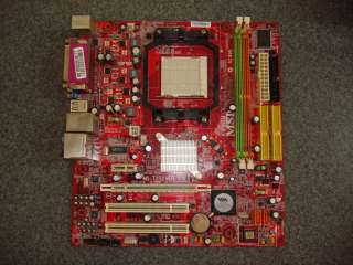 MSI K9VGM V AM2 AMD Athlon Micro ATX Motherboard   PERFECT WORKING 