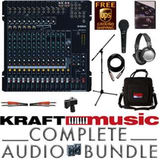 Exclusively at Kraft Music The Yamaha MG166CX COMPLETE AUDIO BUNDLE 