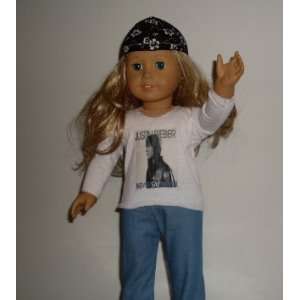 Sweet Justin Bieber Outfit for 18 Dolls Like American 