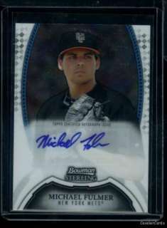 JAG34) 2011 Bowman Sterling MICHAEL FULMER Auto Rookie RC New York 